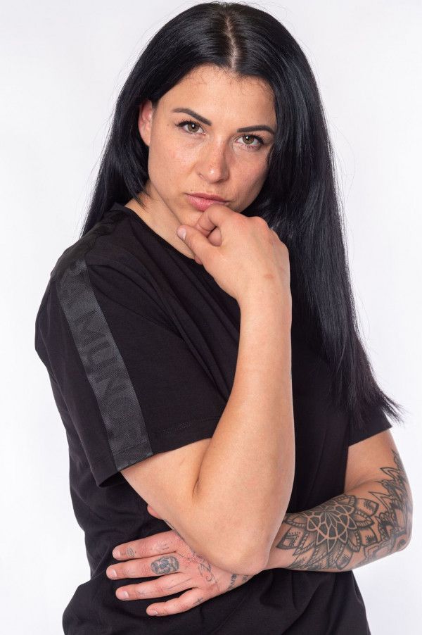 Mungra Taped T-Shirt – Black/White