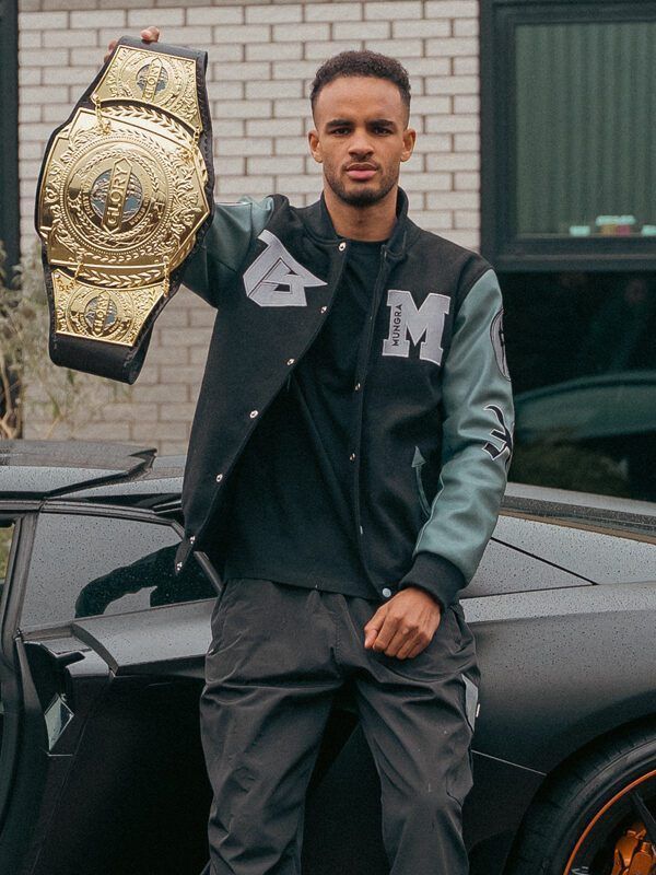Mungra x TB Varisty Jacket – Black/Grey