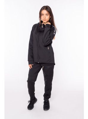 Mungra Taped Tech Tracksuit – Black/White