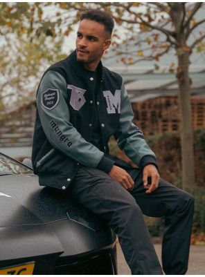 Mungra x TB Varisty Jacket – Black/Grey